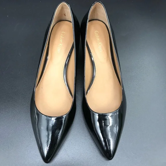 Calvin Klein Shoes Calvin Klein Genoveva Low Heel Paten